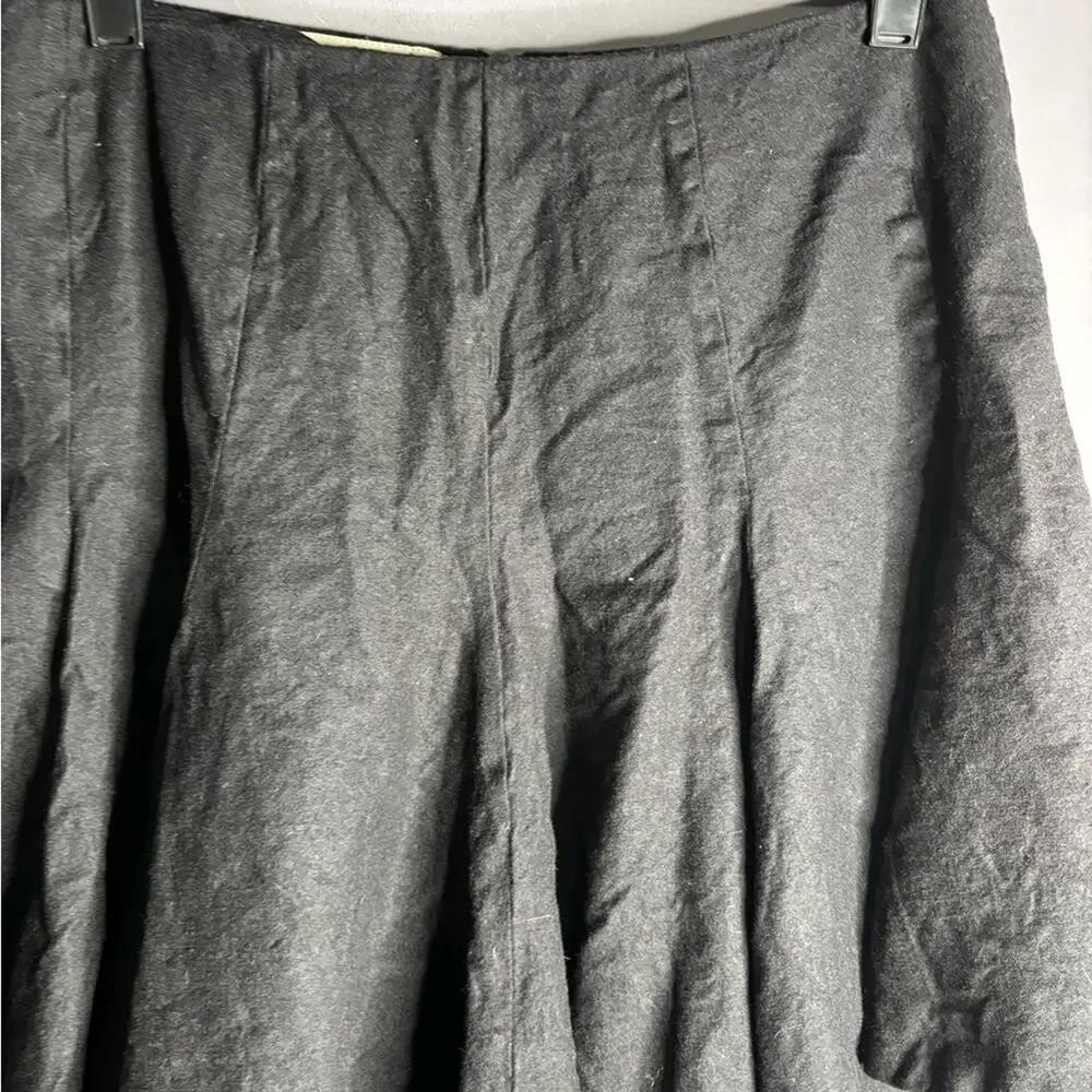 Stella McCartney Black A Line Skirt With Zippered Back 12